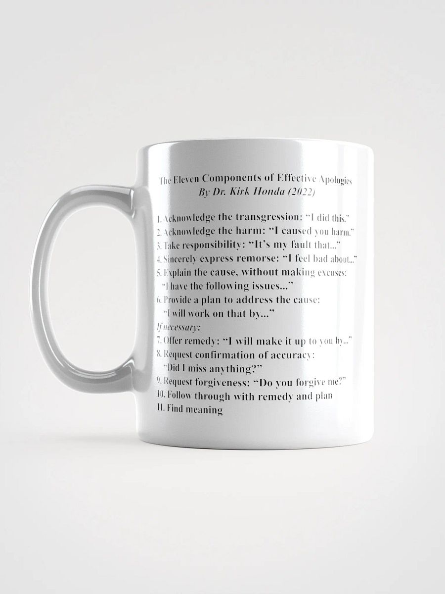 Effective Apologies - White Mug product image (12)