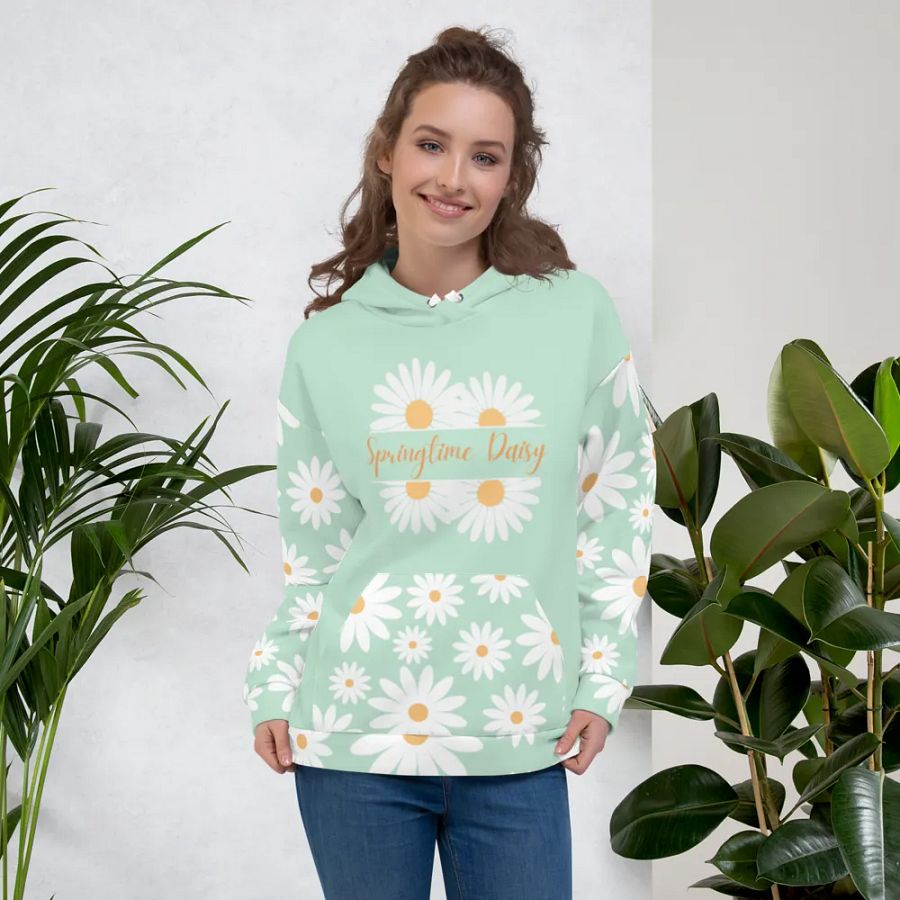 Springtime Daisy Delight Hoodie product image (6)