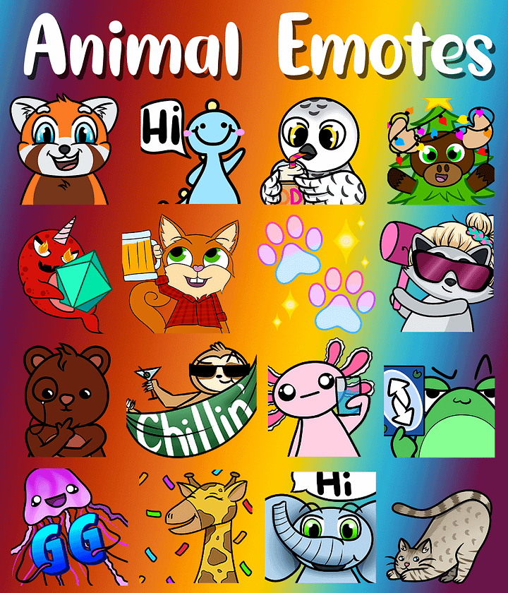 3 Emote Pack (Static) product image (1)