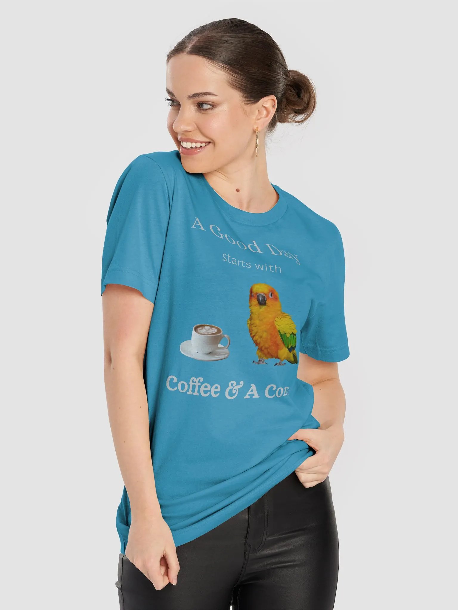 Conure & Coffee Paradise T-Shirt product image (4)