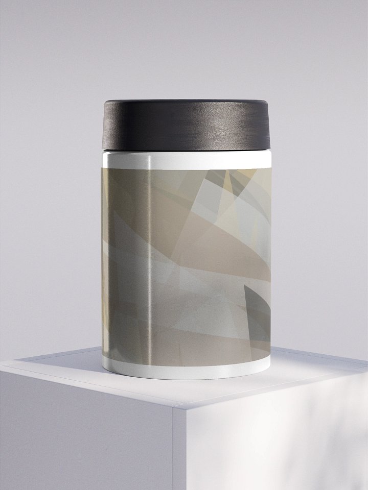 Translucent Triangles Stainless Steel Koozie product image (1)