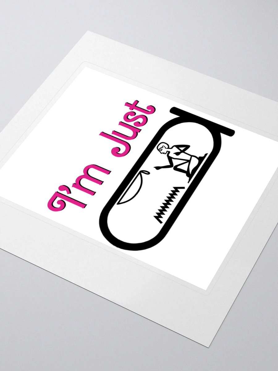 I'm Just Ken in Hieroglyphs Sticker product image (9)