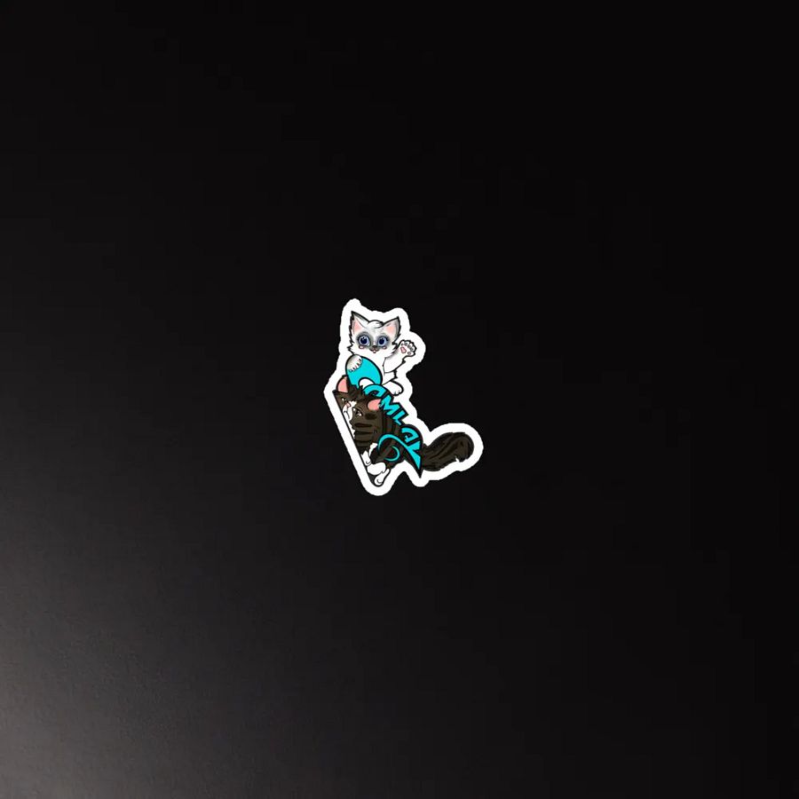 Die-Cut Magnet: Luigi & Ariel Logo product image (4)