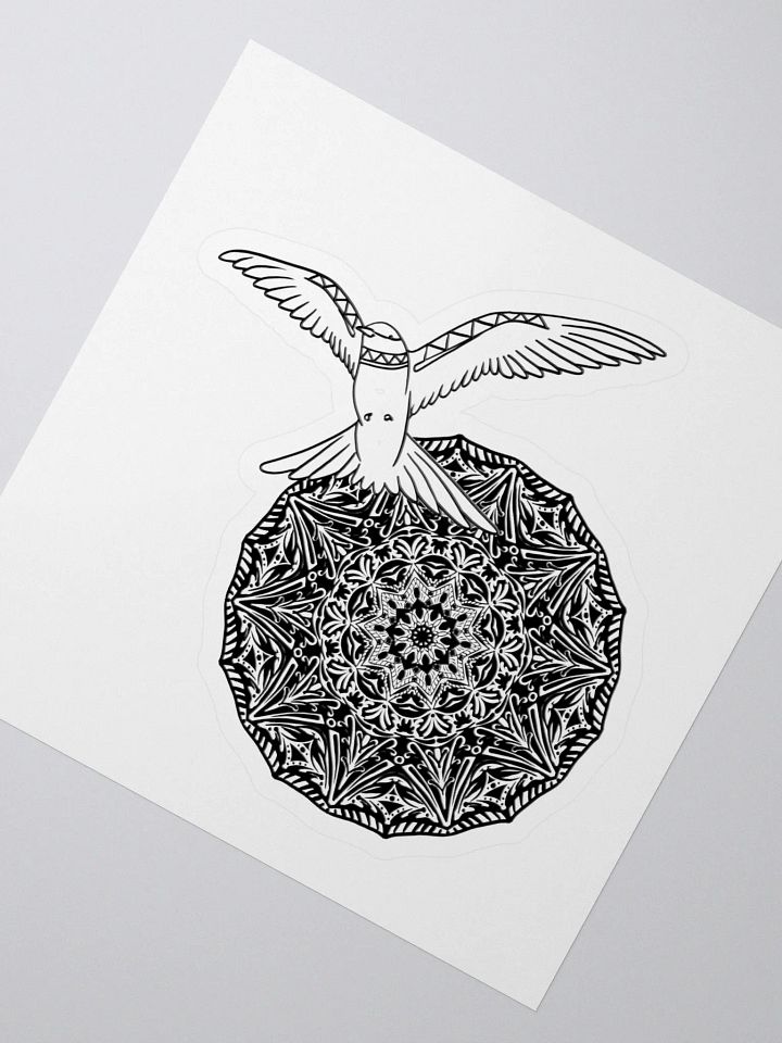 Ornate Monochrome Medallion Stickers product image (2)