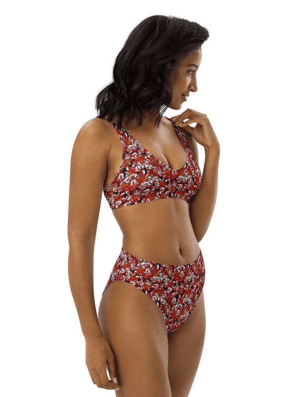 Fire Flower | Recycled High Waisted Bikini product image (2)
