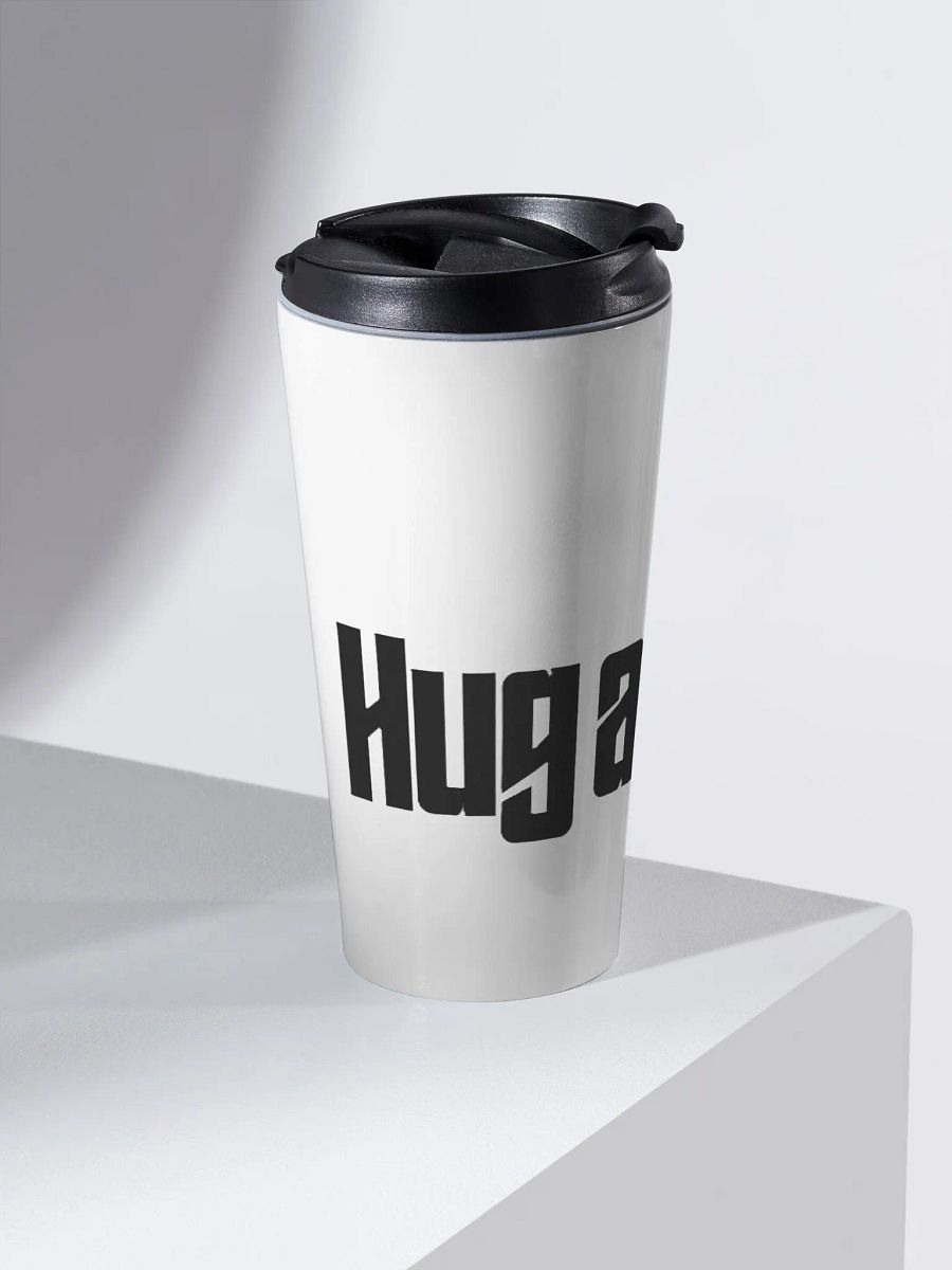 Hug A Nerd Travel Mug (stainless steel) product image (2)