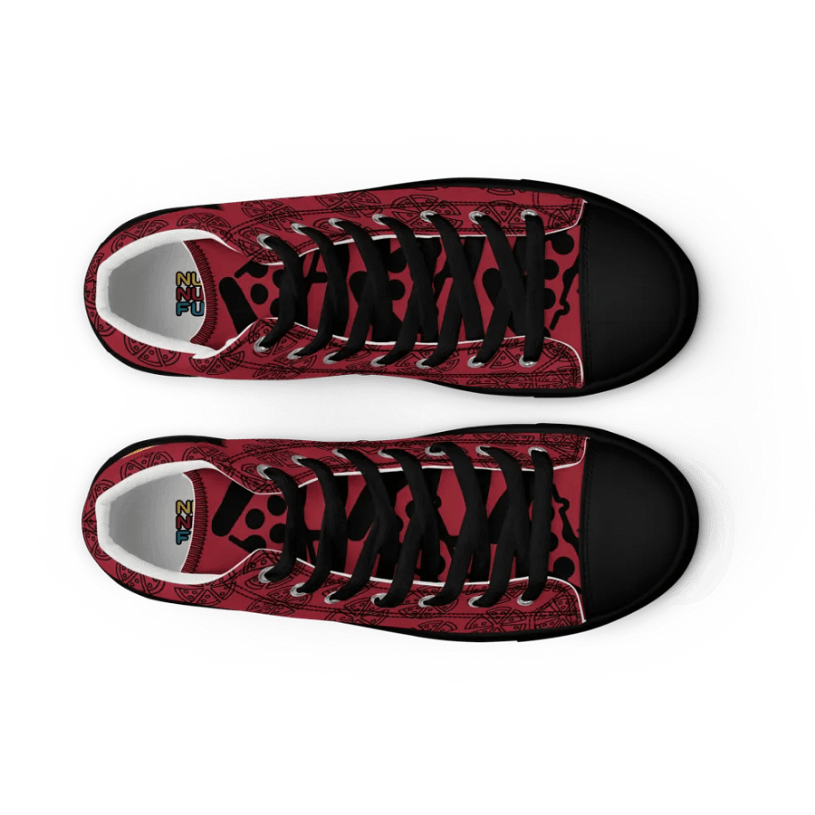 Love Pizza High Top Red/Black Male product image (7)