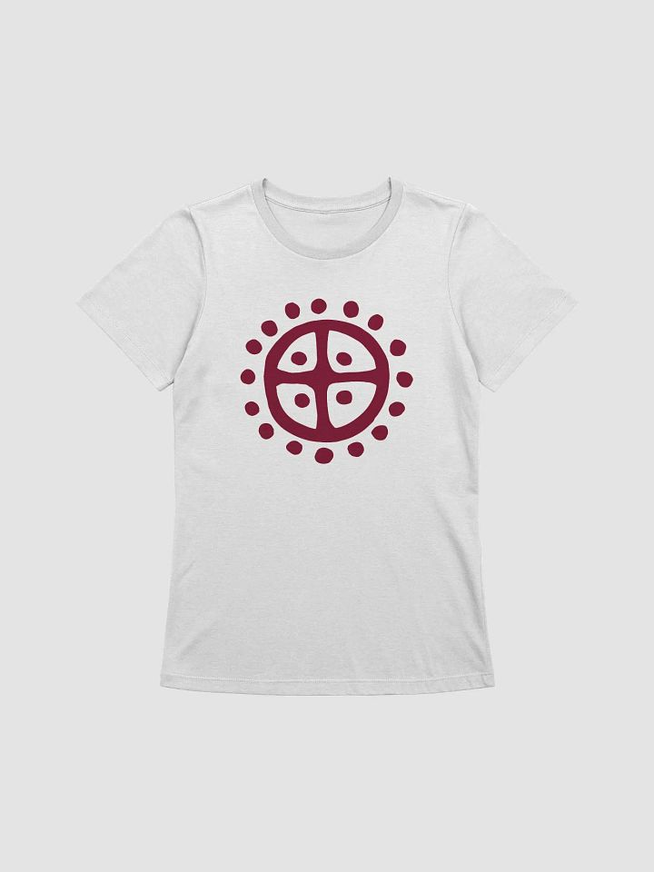 Burgundy Sun Wheel Women's T-shirt product image (2)