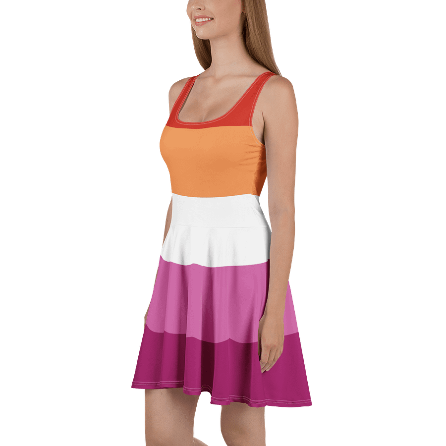 Lesbian Pride Flag Skater Dress product image (1)