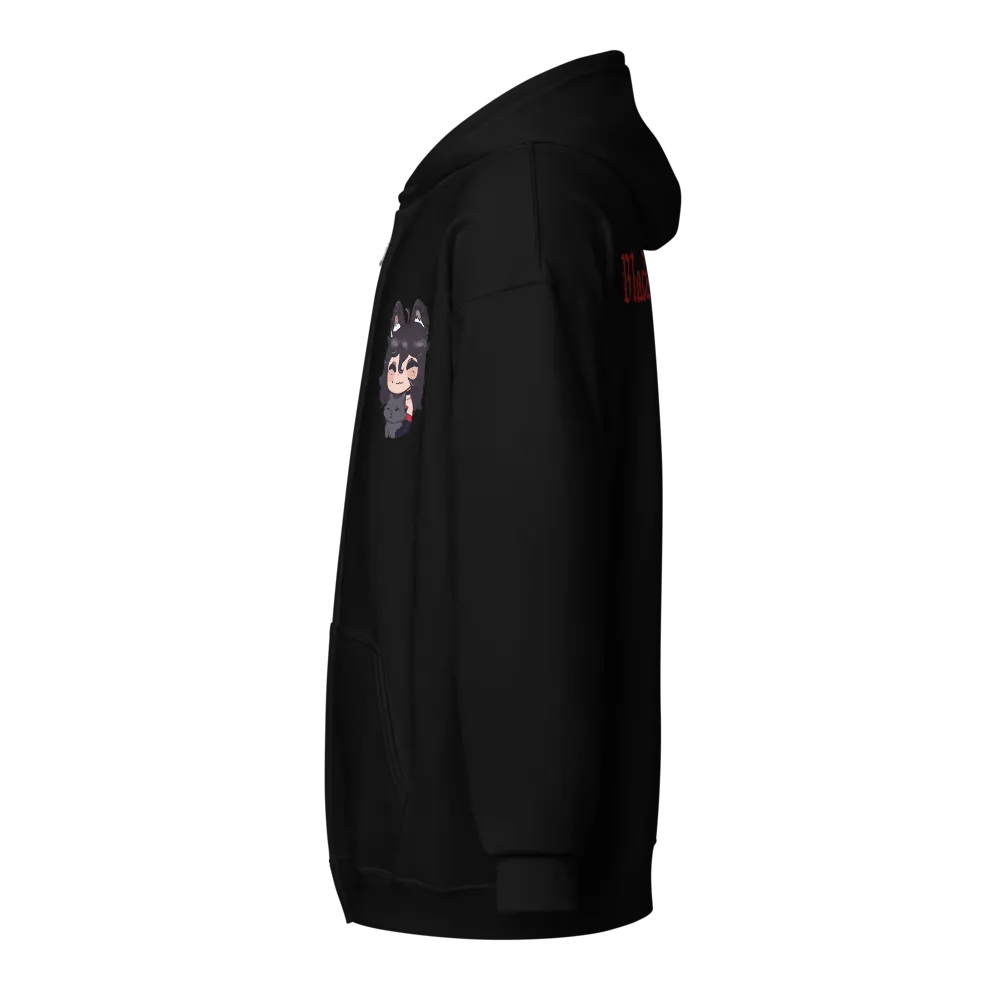 Black Cat Crew Zip Up product image (13)