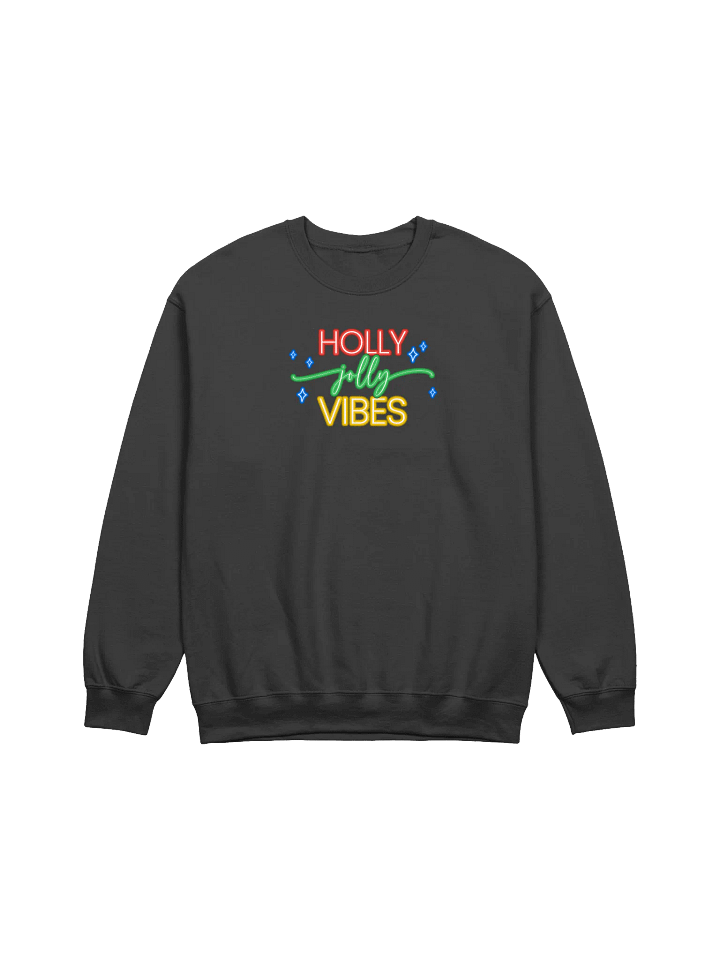 Neon Holly Jolly Vibes Sweatshirt 3541 product image (1)