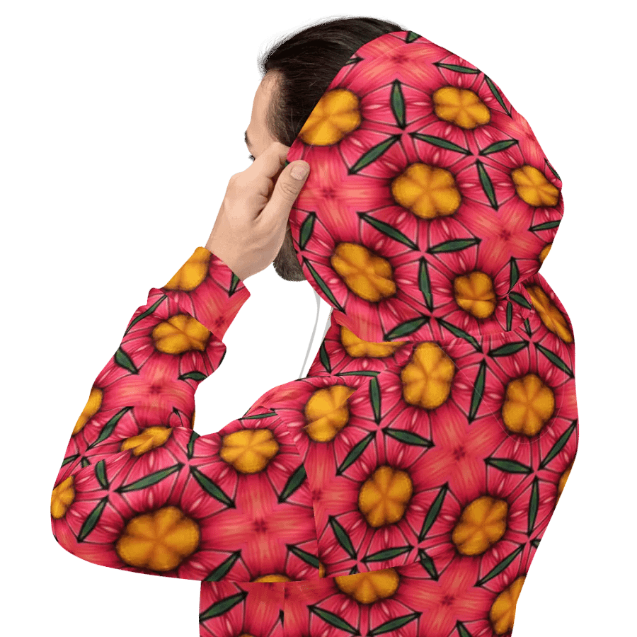 Geometric Bloom Unisex Hoodie product image (3)