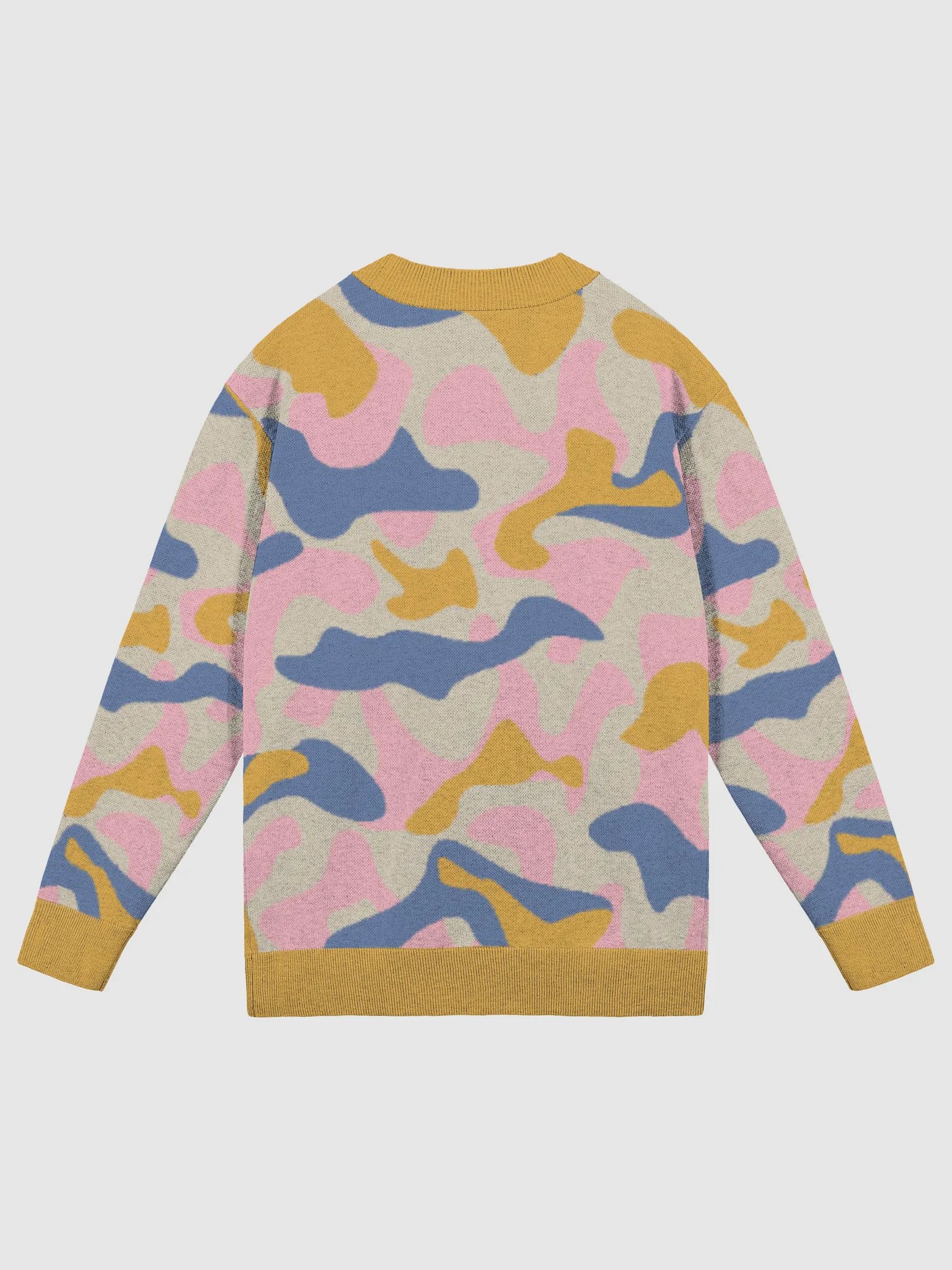 Colorful Camo Knitted Cardigan product image (7)