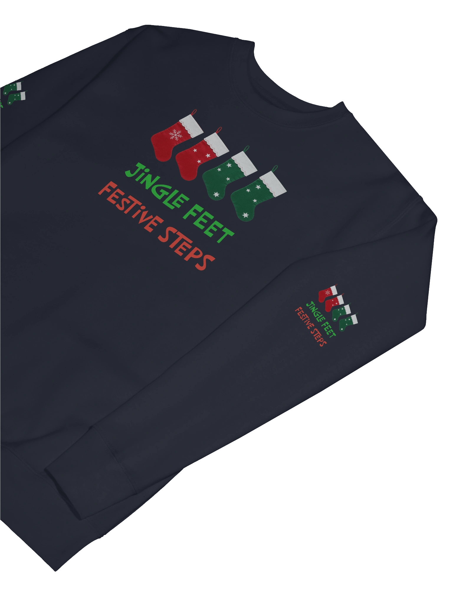 Jingle Feet Festive Christmas Sweatshirt product image (67)