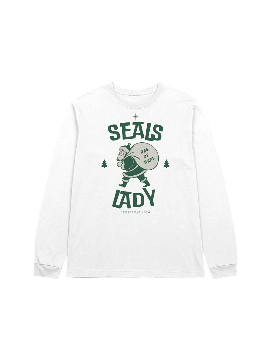 Santa's Bag of Baps - Green - Long Sleeve product image (1)
