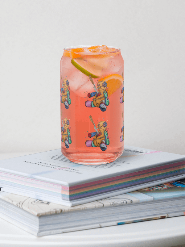 Stitches the Voodoo Doll Glass product image (2)