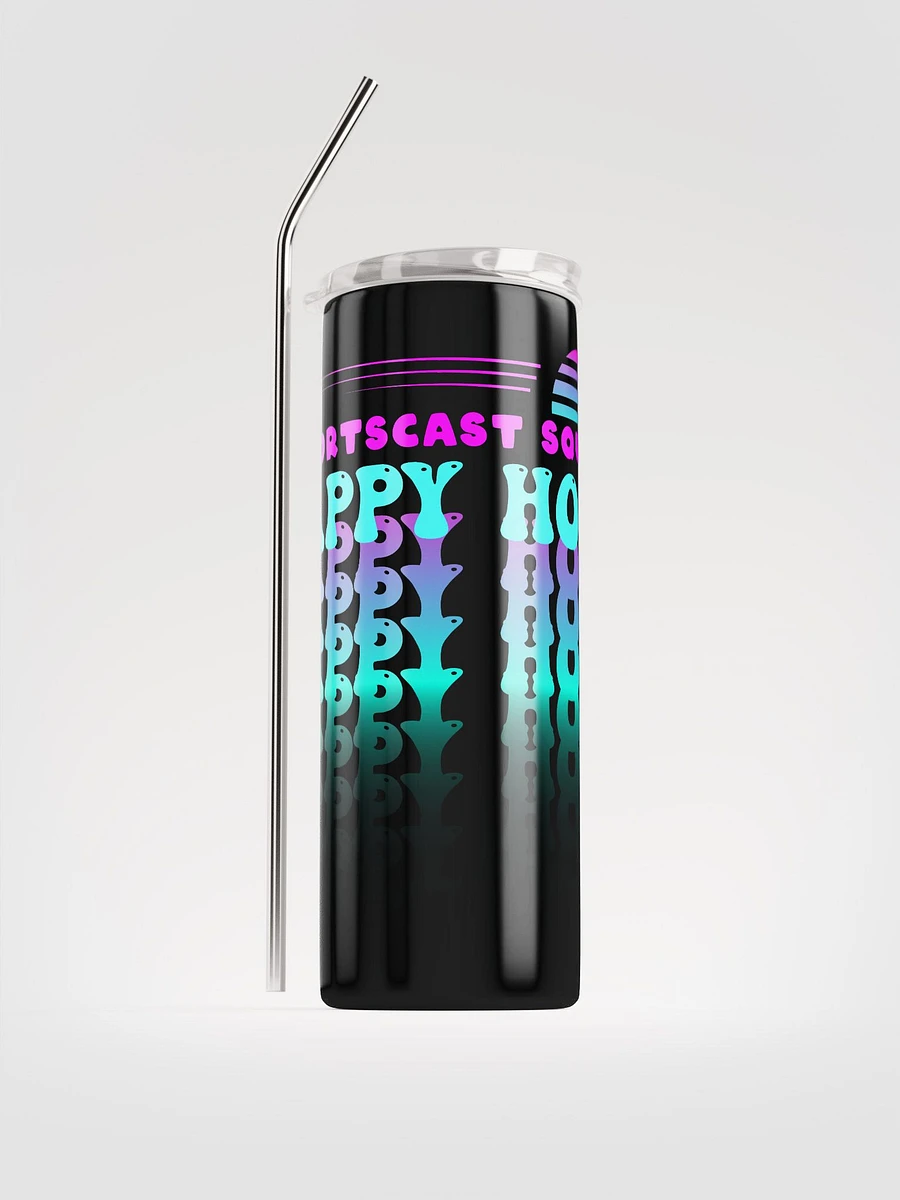 HAPPY HOUR VIBES STAINLESS STEEL TUMBLER product image (1)