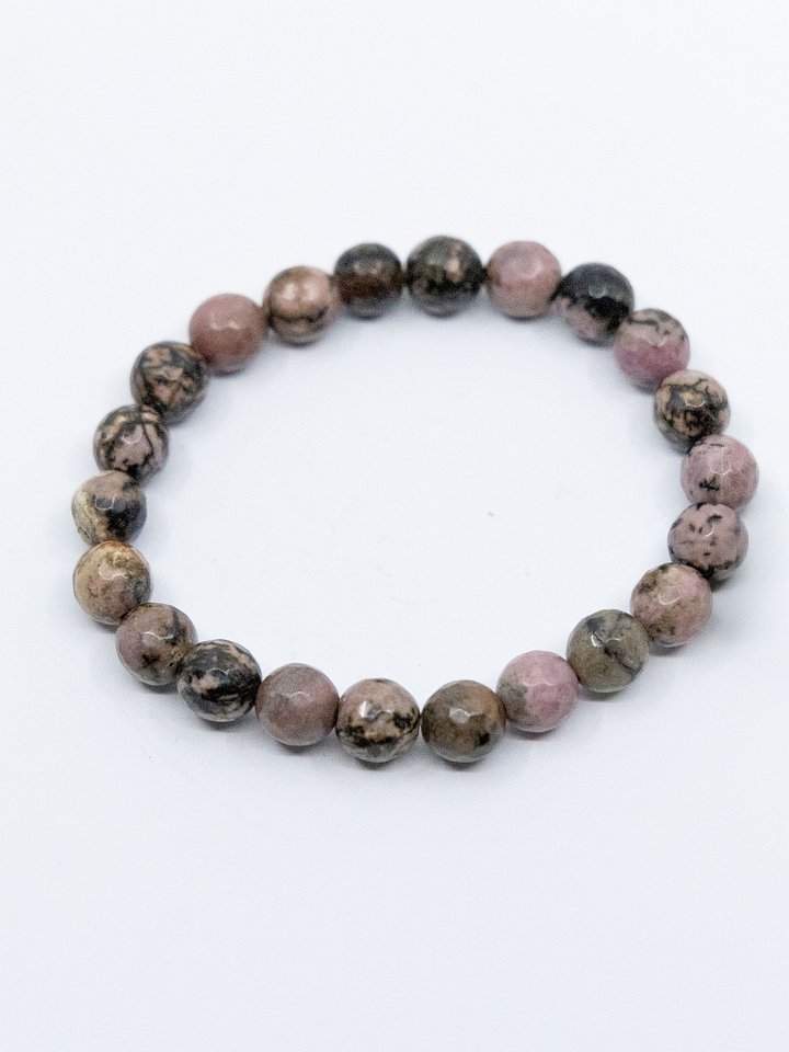 Rhodonite Bead Bracelet product image (1)