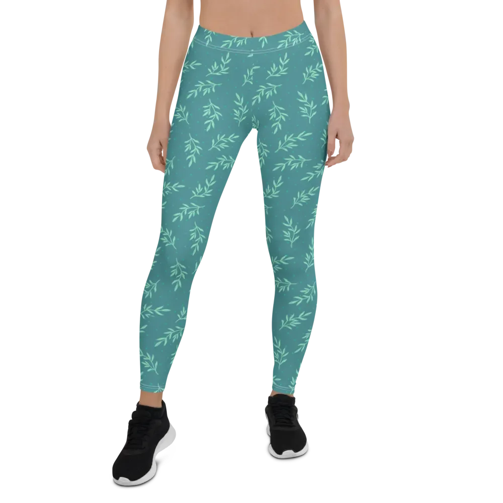 Turq All-Over Print Leggings product image (1)