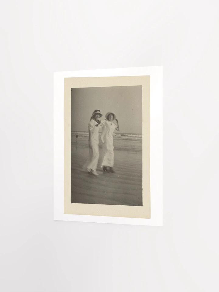 Women In White Dresses On Beach By Louis Fleckenstein (1907–1943) - Print product image (5)