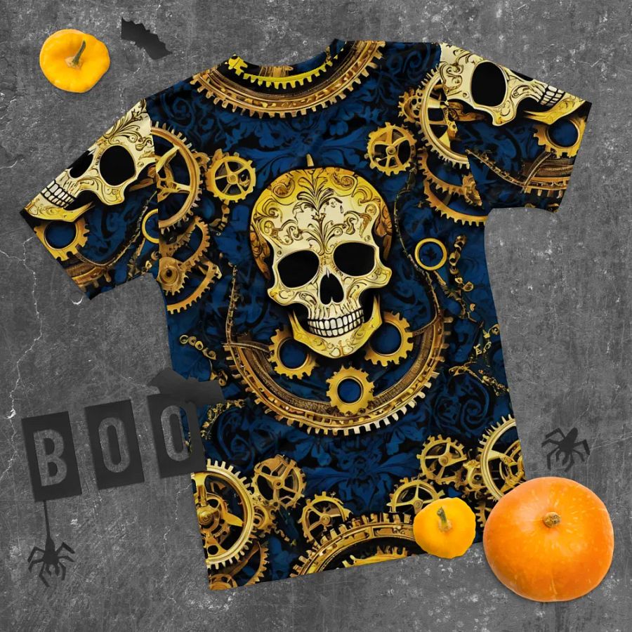 Steampunk Skull T Shirt product image (10)