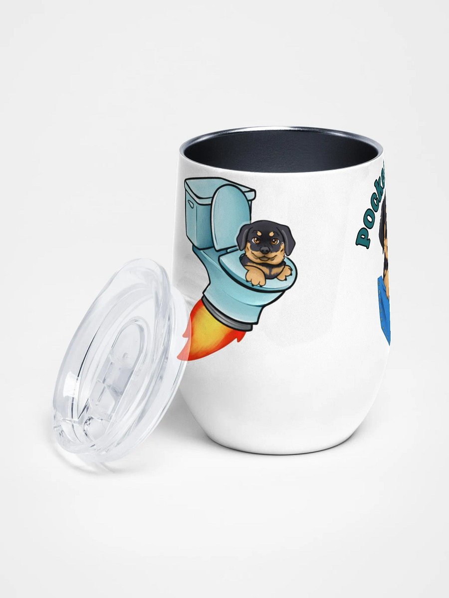 Logo and Emotes by Emma Wine Glass product image (1)