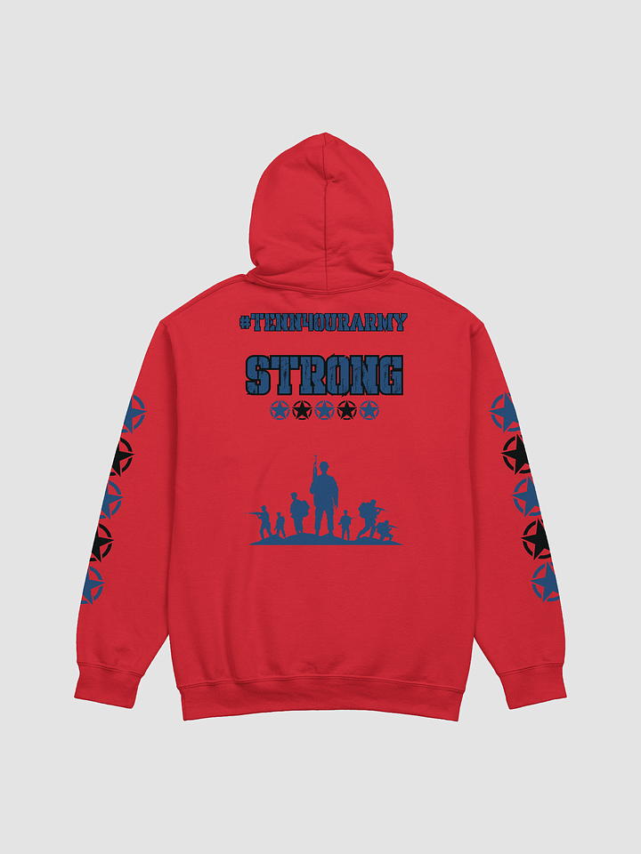 #TeNN4OURARMY Hoodie - Blue & Black product image (8)