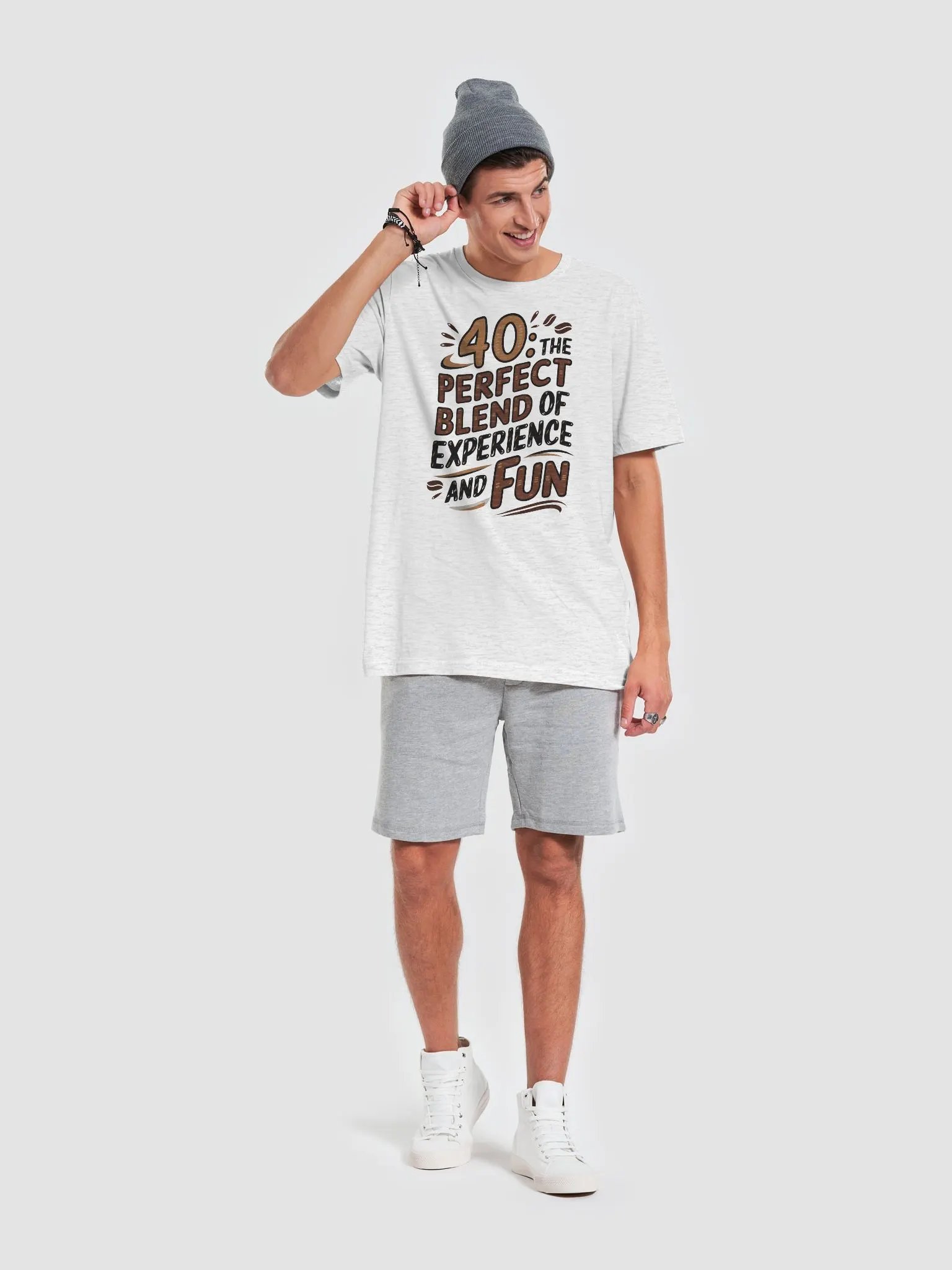 “40: THE PERFECT BLEND OF EXPERIENCE AND FUN” t-shirt, 40 years old celebration, birthday at 40, motivational quote, inspirational quote, funny quote, adulting funny quotes, birthday gift, unique gift product image (6)