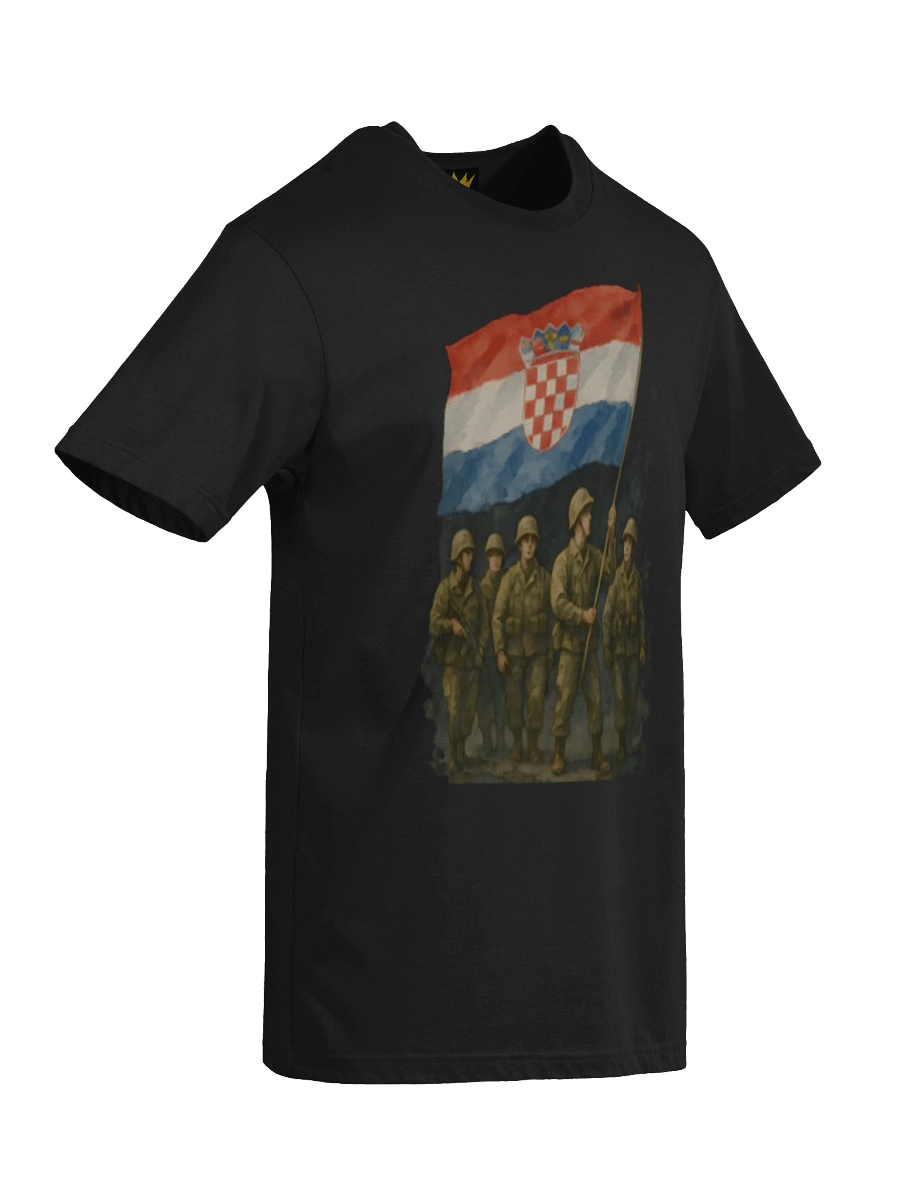 Crowned Patriot Streetwear Tee CRO ARMY BLJESAK product image (5)