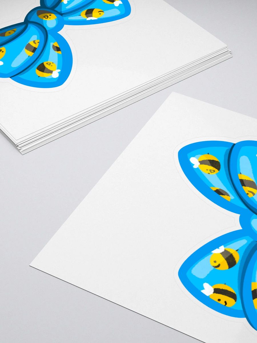 Sheik's Whimsical Bee Bow Sticker product image (11)
