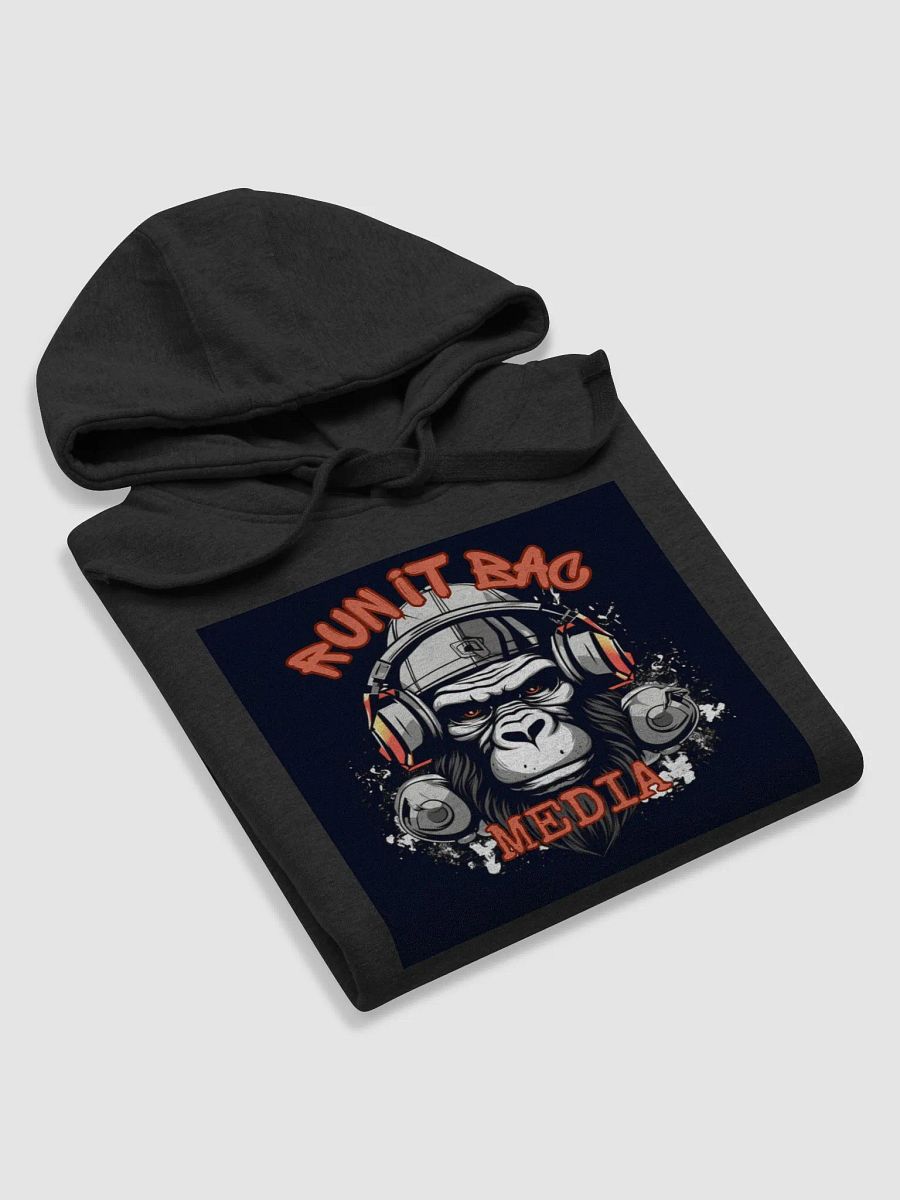 RUN It BAC Media Hoodie Black Logo product image (3)