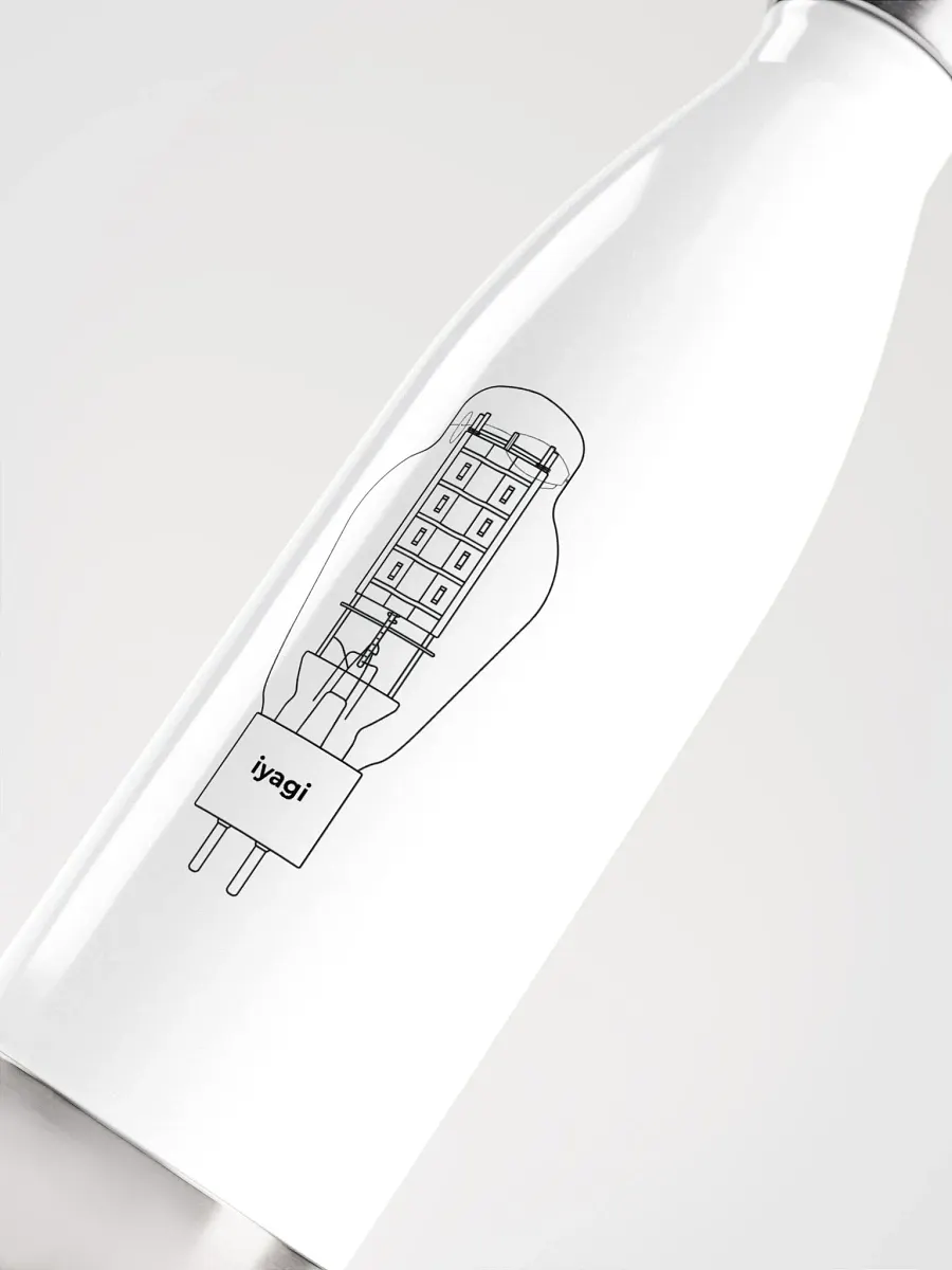 iyagi 300B Tube Stainless Steel Water Bottle (white) product image (2)