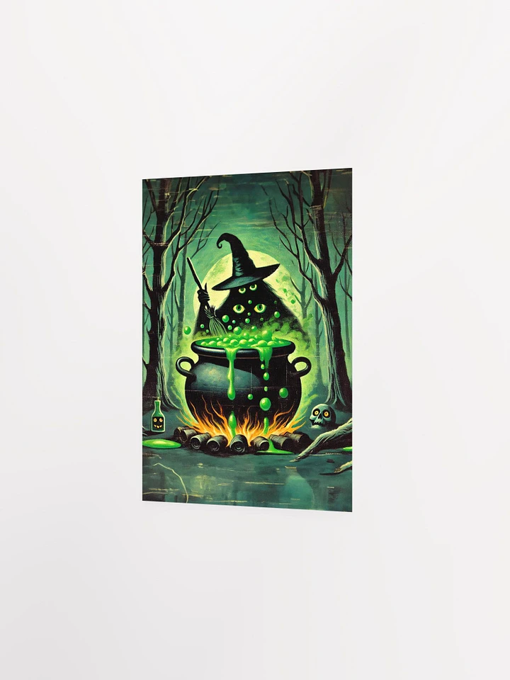 Cauldron Monster Stirring Witch's Brew Poster product image (9)