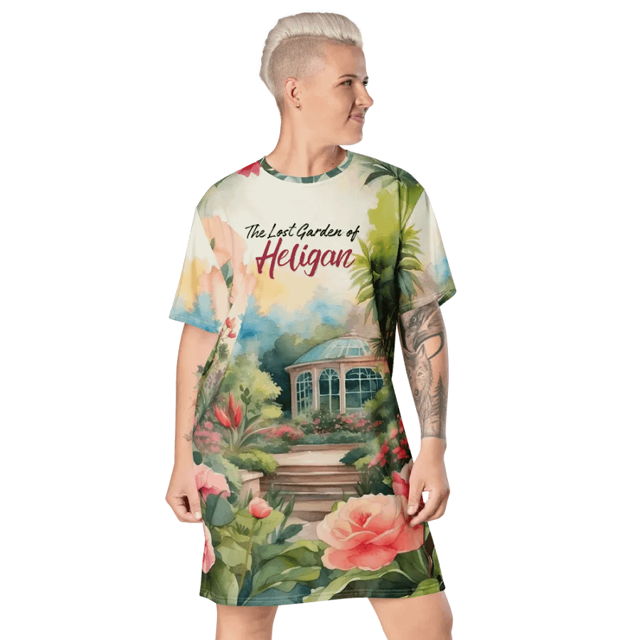 The Lost Garden of Heligan All Over Print T-shirt Dress product image (10)