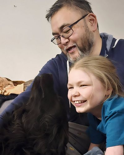 Someone said they hadn't seen Dad (Aaron) in a while and wondered if he was 