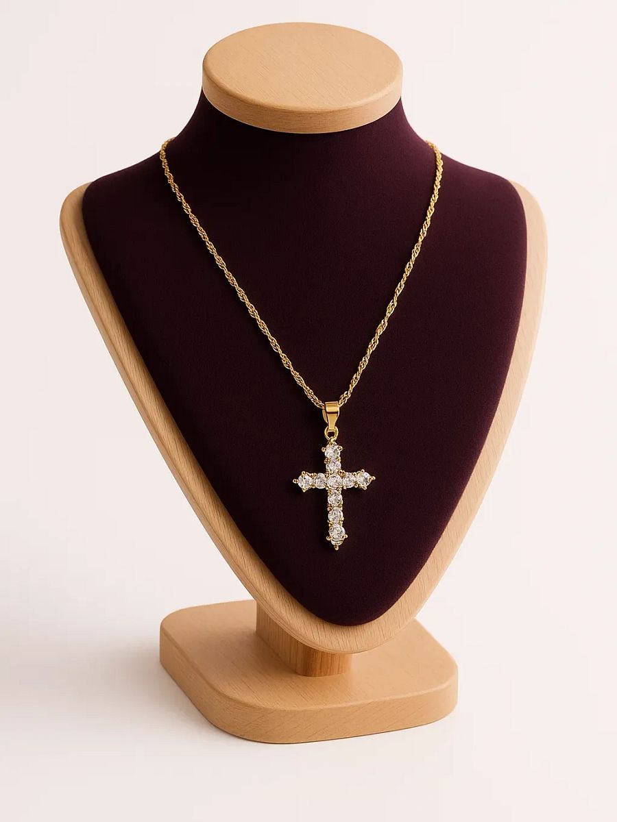 The Solara Cross Necklace product image (3)