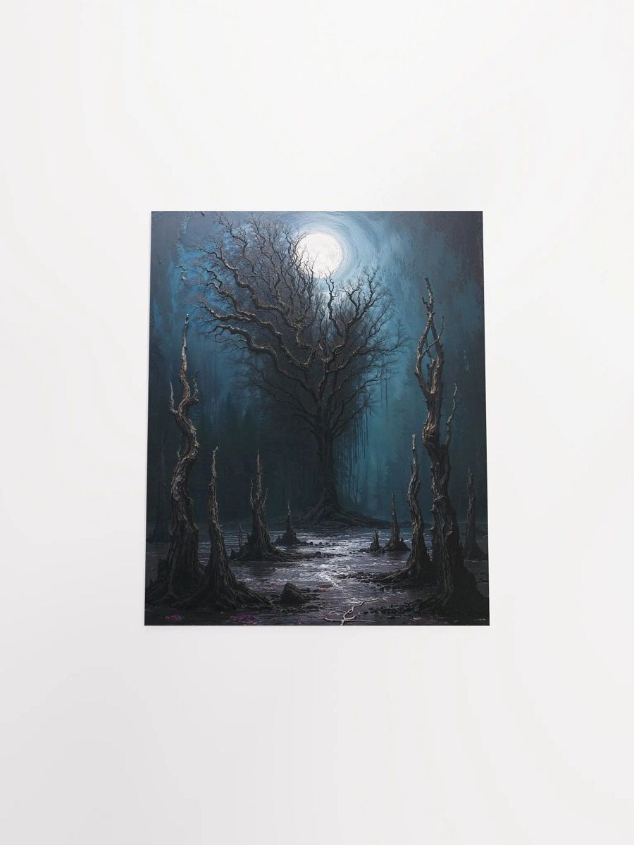 Moonlit Forest - Matte Paper Poster product image (11)