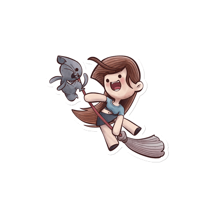 She & Her Pet | Magnets product image (2)