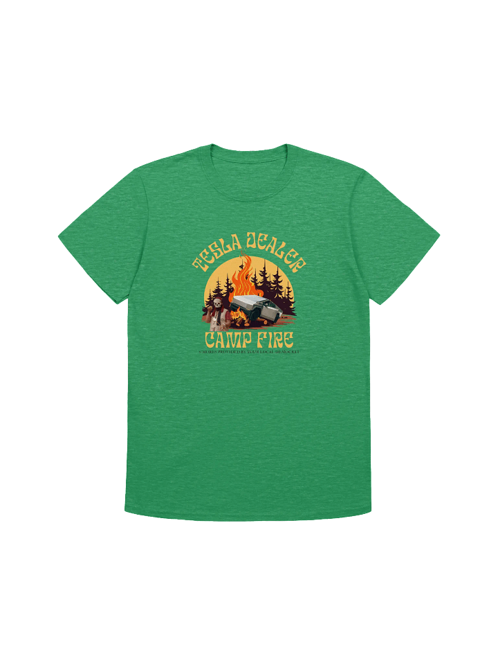 Tesla Campfire Dealer SoftT-Shirt product image (1)