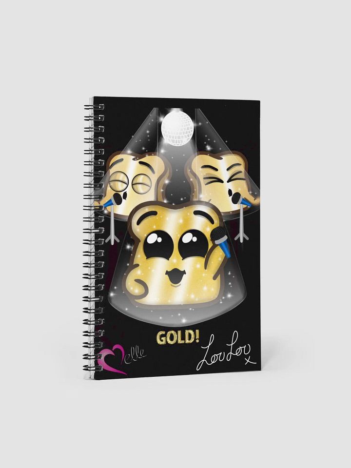 GOLD notebook! product image (1)