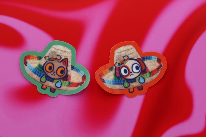 Cinco De Mayo Cat and Dog Stickers product image (1)