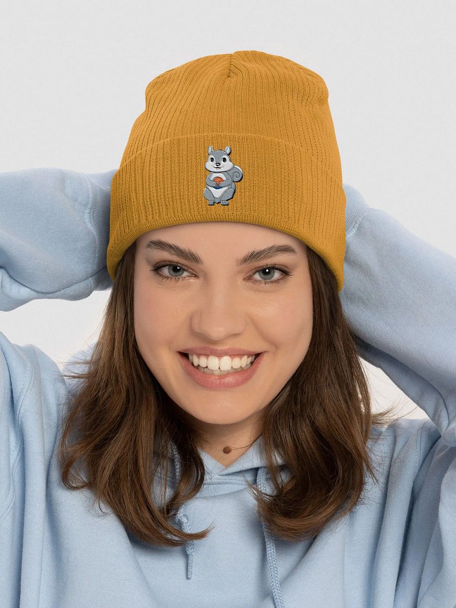 Organic Cotton Embroidered Beanie: Pooky Image product image (6)