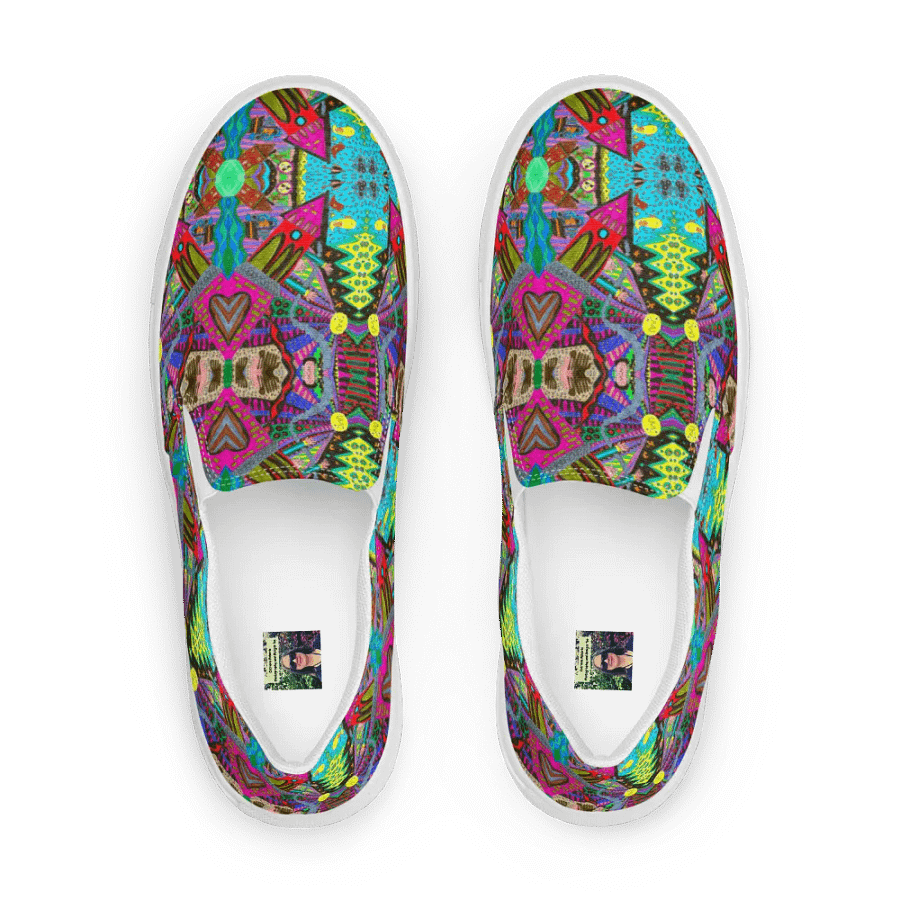 Abstract Tower Moment Canvas Shoes product image (2)