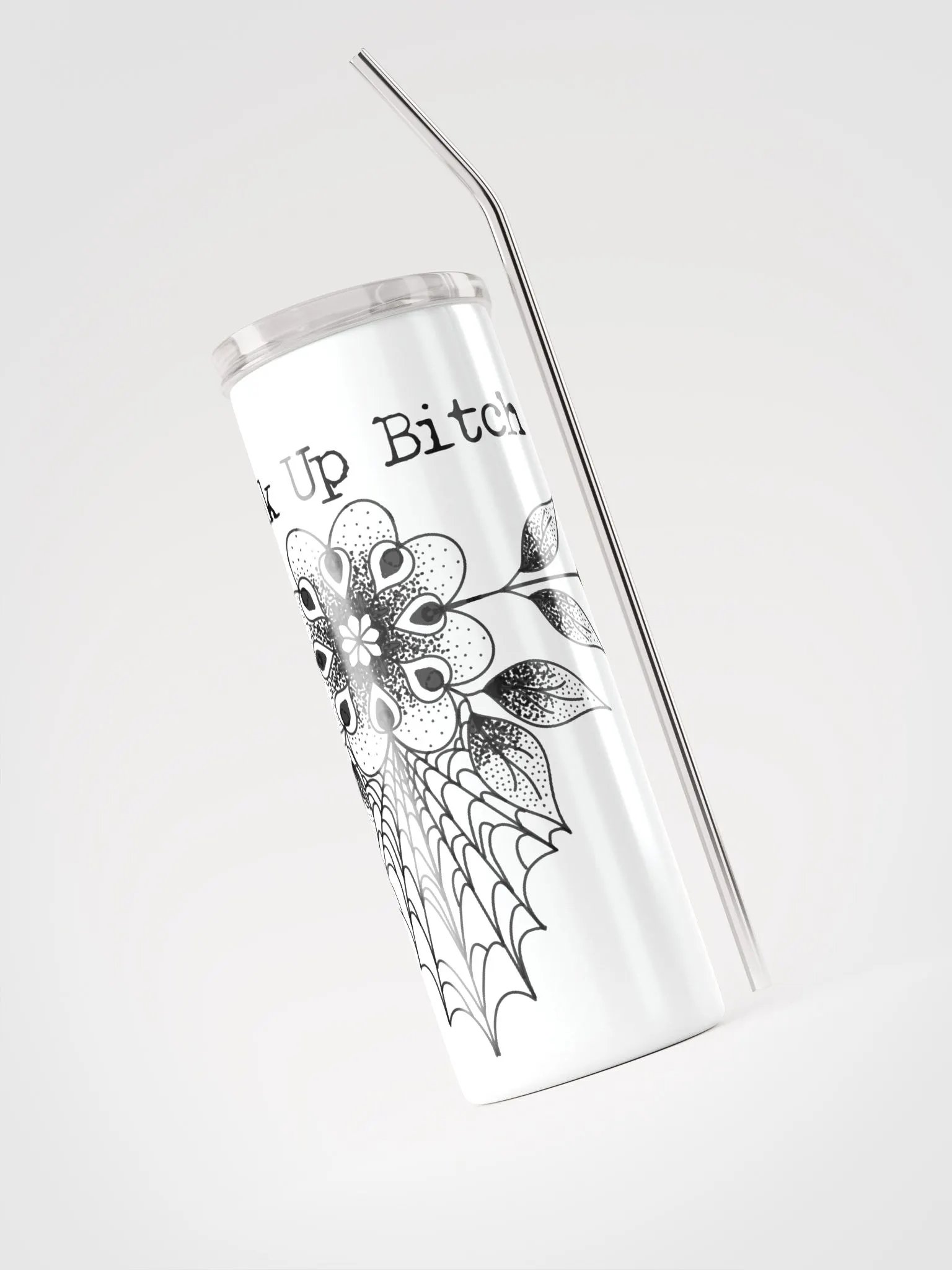 Drink up Bitch tattoo tumbler. product image (3)