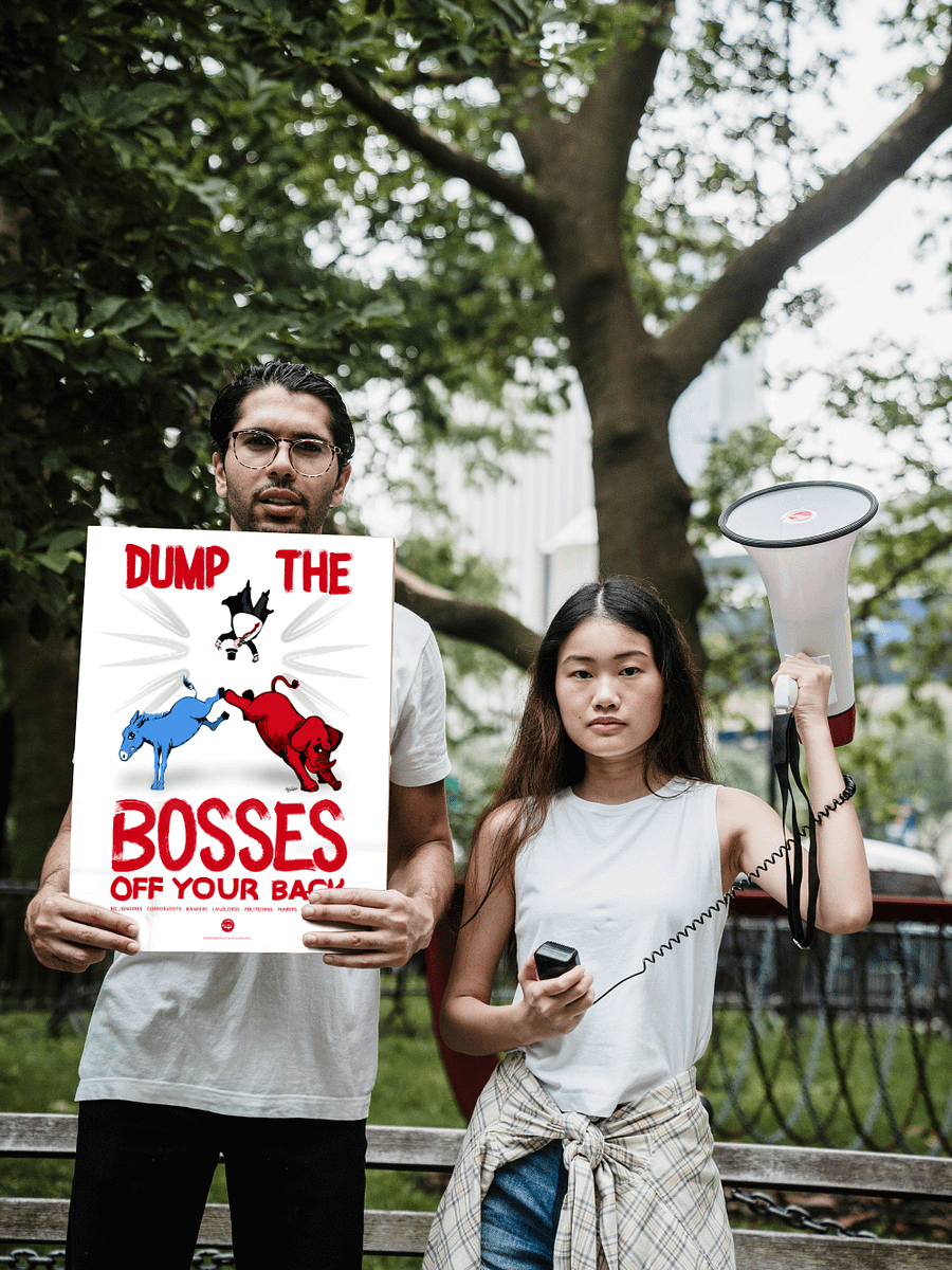 Dump The Bosses - Donkey and Elephant Solidarity product image (3)