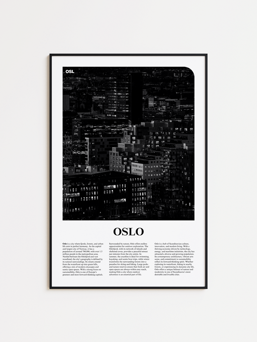 Oslo 03 Newspaper Poster product image (1)