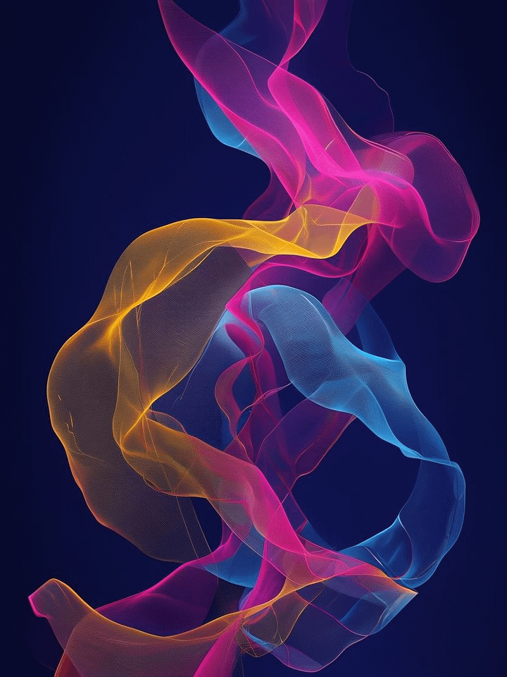 Ethereal Flow Framed Matte Poster product image (1)