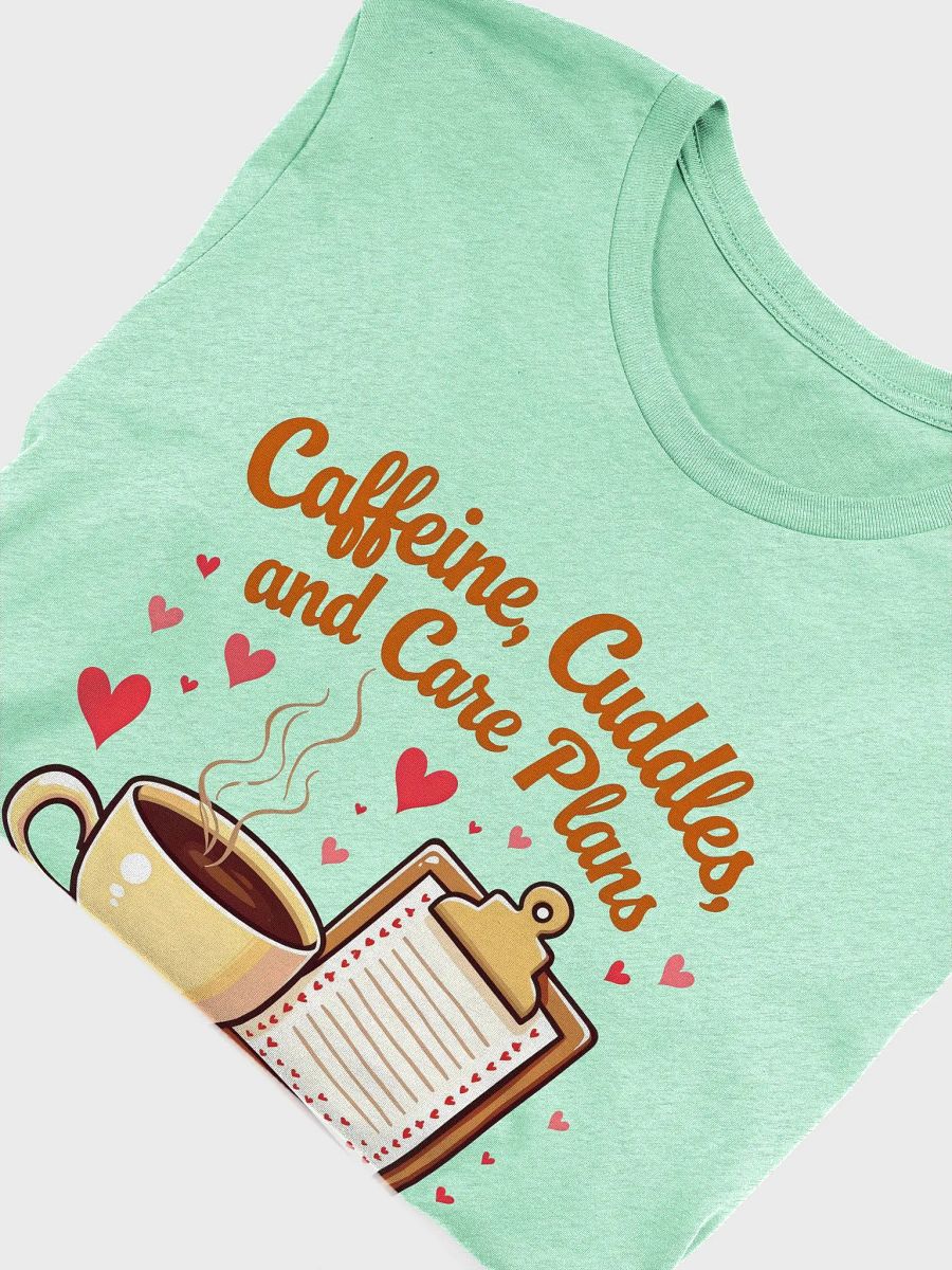 Caffeine & Cuddles Heart T-Shirt product image (49)