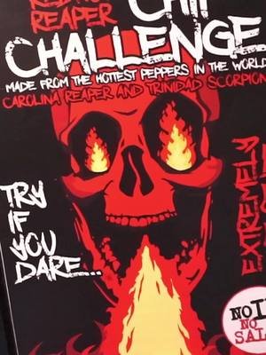 Red Hot Reaper Chip Challenge 🔥 #spicy #hot #redhotreaper 