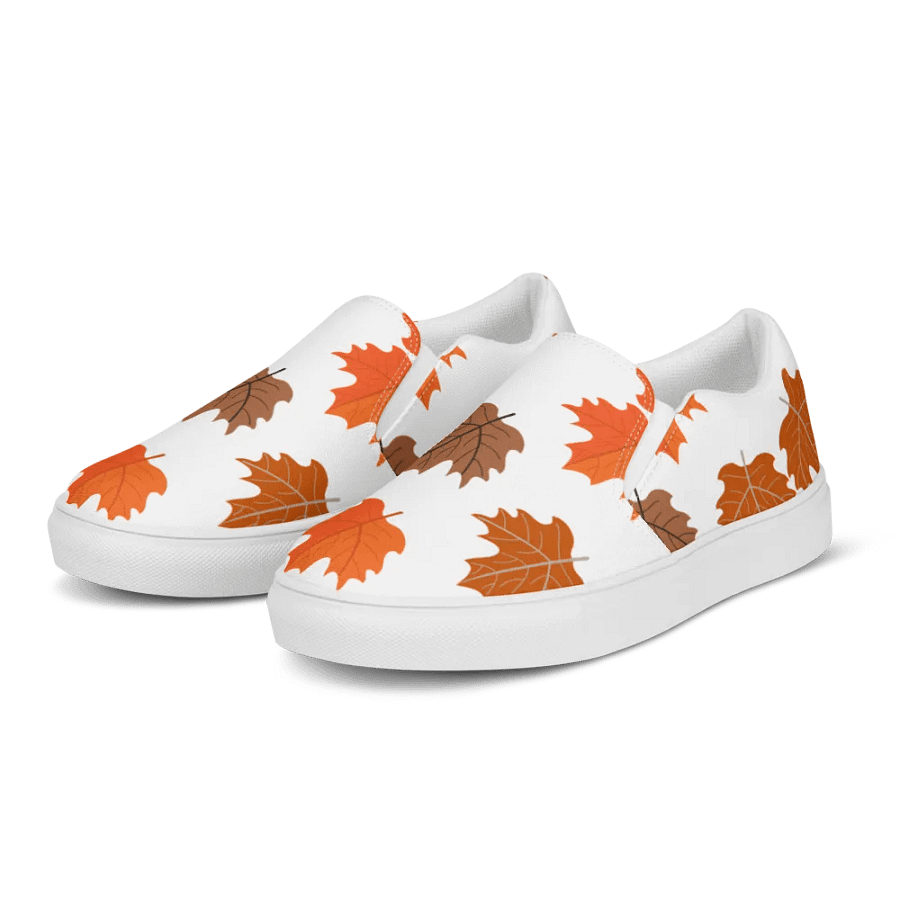 Autumn Leaves Women's Slip-On Canvas Shoes product image (3)